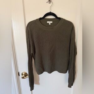 BP Khaki Women's Crew Neck Sweater